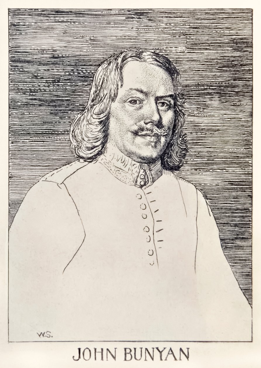 John Bunyan, Autor von Der Pilgerreise, Illustration von William Strang von William Strang