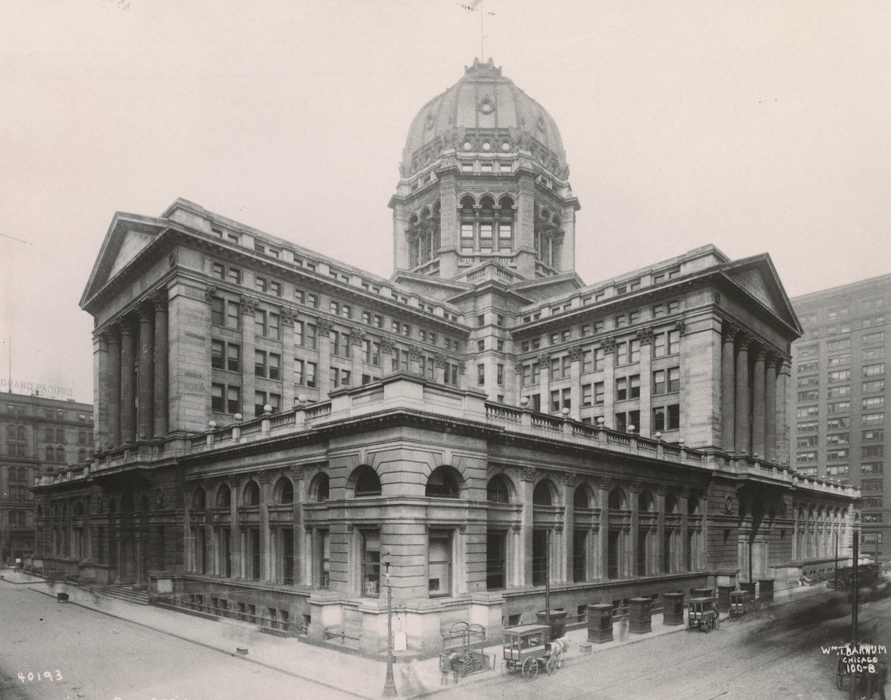 Ansicht des Chicago Federal Building, 1906 von William T. Barnum