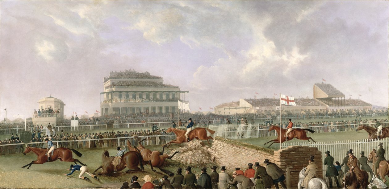 Das Liverpool und National Steeplechase in Aintree 1843, ca. 1843 von William Tasker