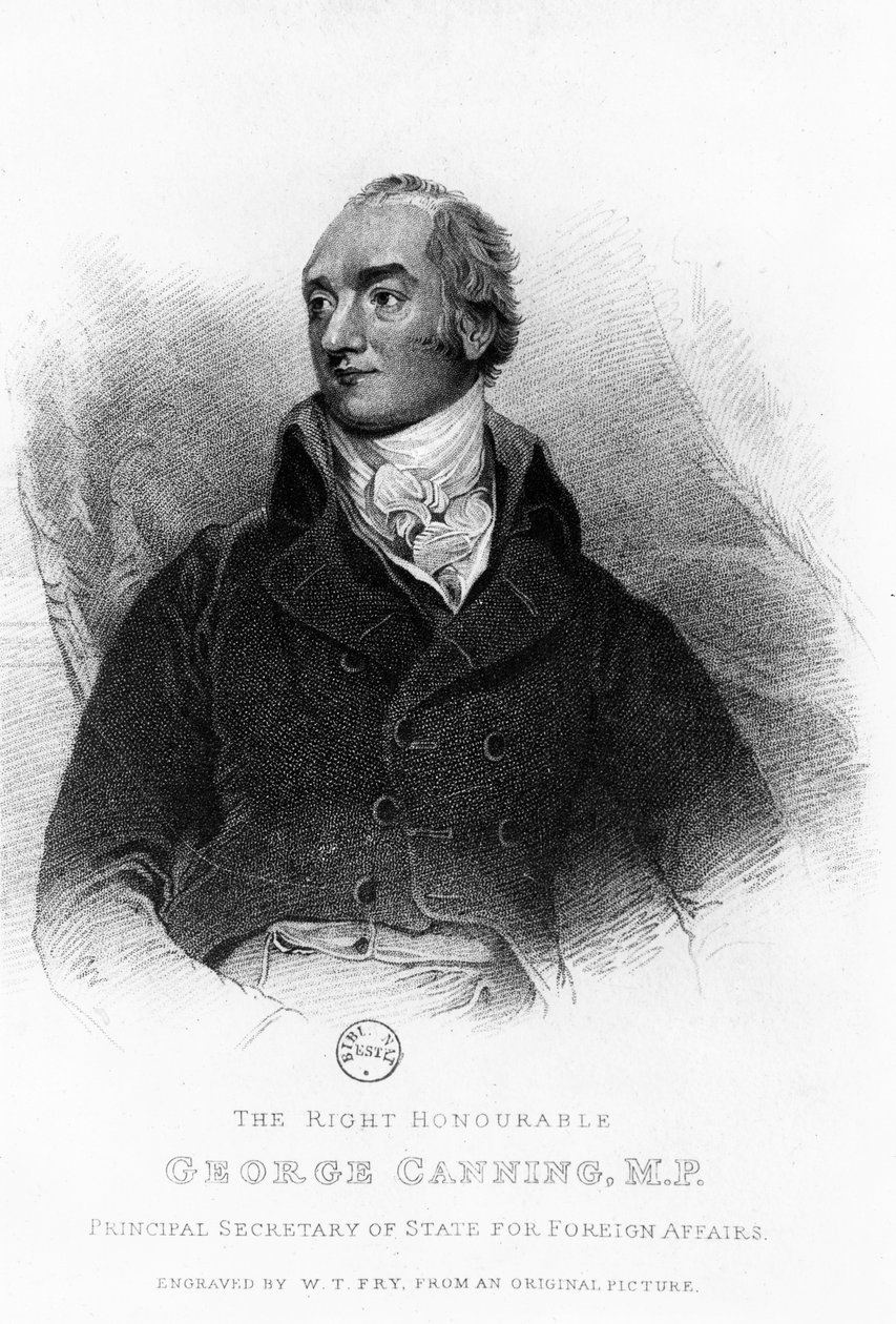 George Canning von William Thomas Fry