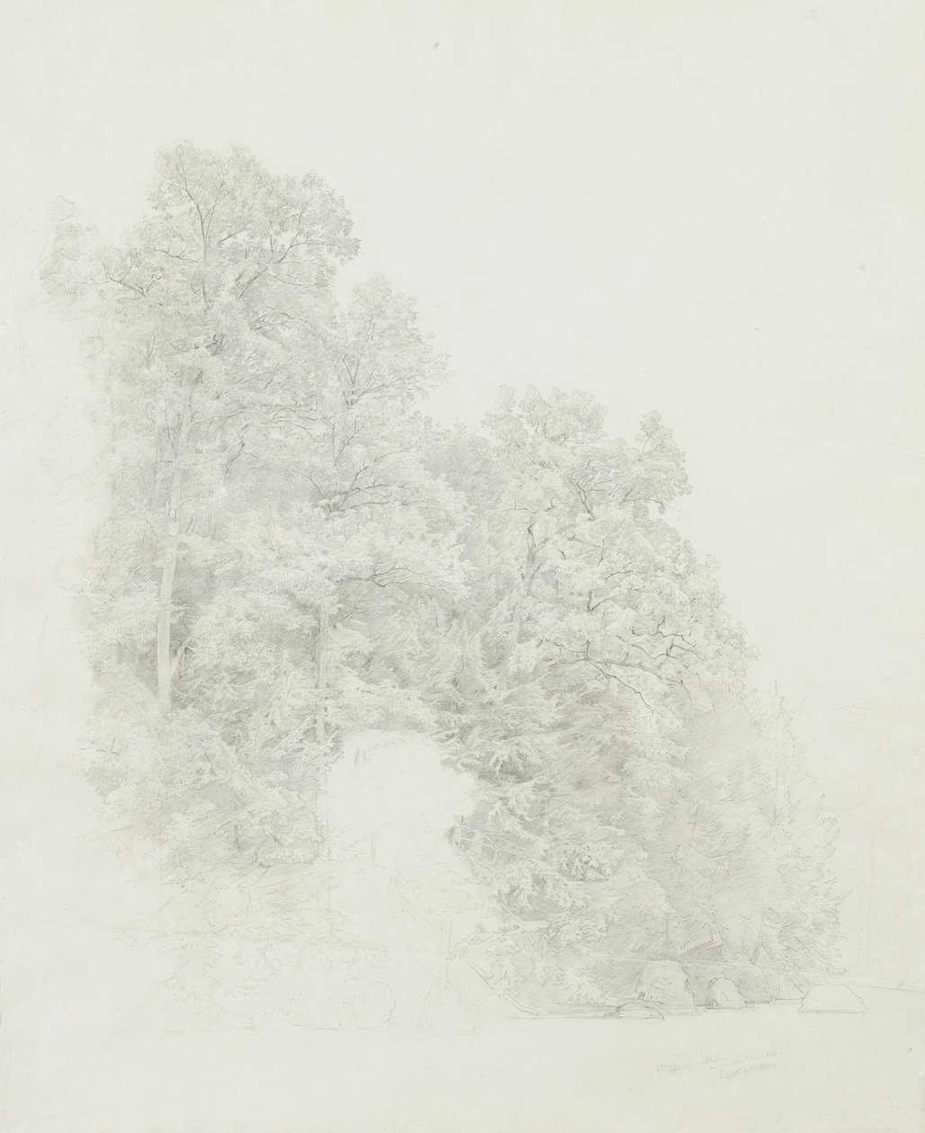 Ufer des Wissahickon, 1869 von William Trost Richards