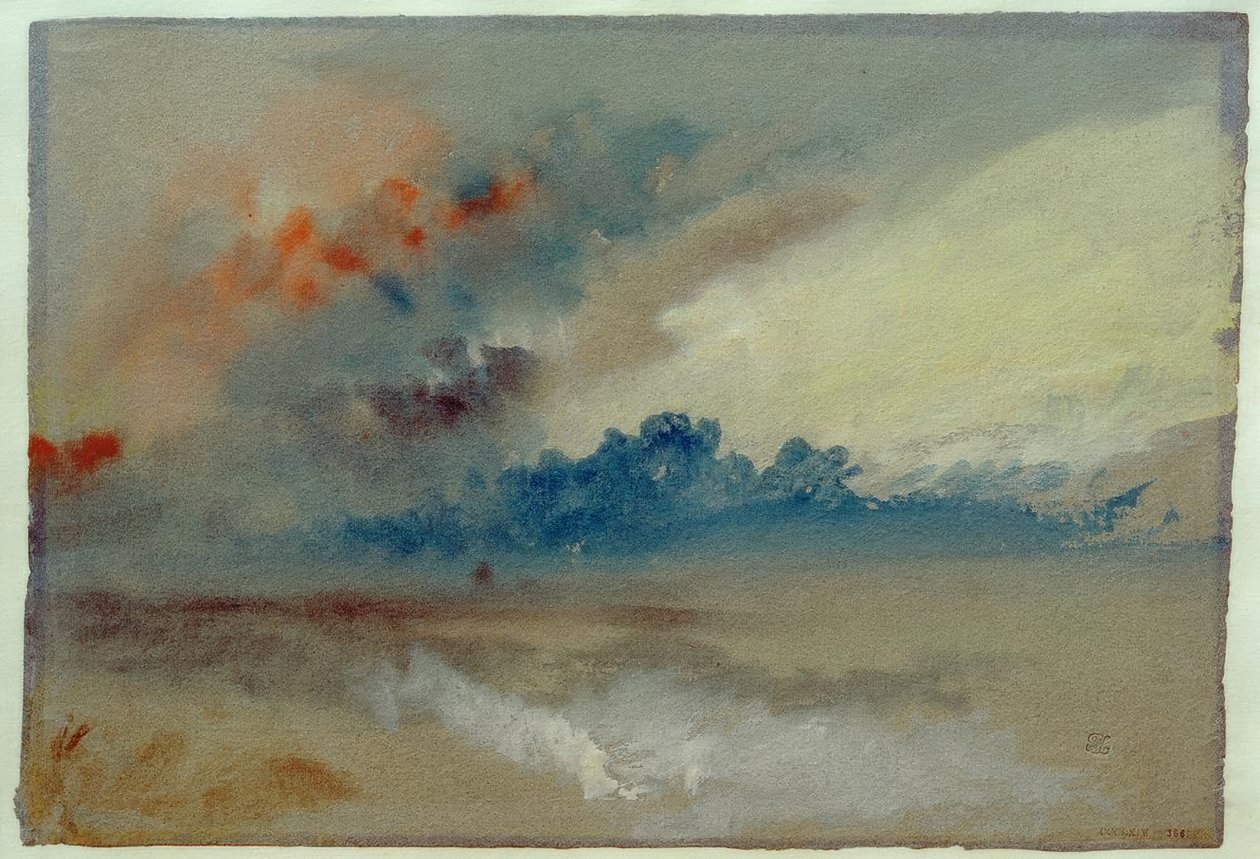 Studie von Wolken von Joseph Mallord William Turner