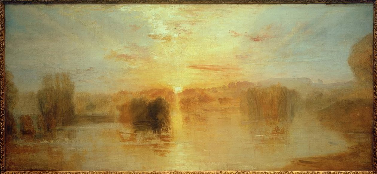 Der See, Petworth, Sonnenuntergang; Musterstudie von Joseph Mallord William Turner