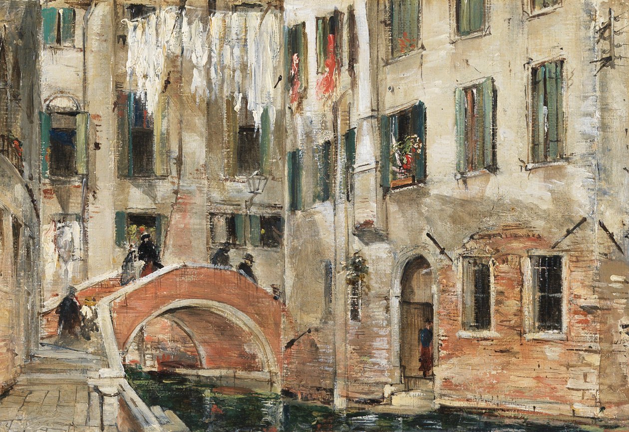 Ein Seitenarm in Venedig von William White Warren