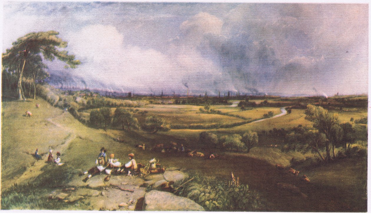 Blick auf Manchester von Higher Broughton von William Wyld