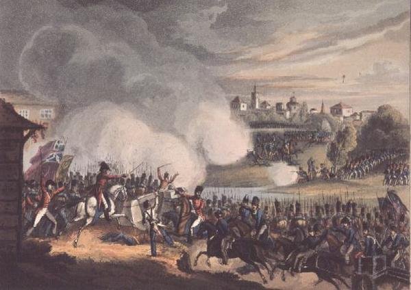 Schlacht von Sevilla, 27. August 1812, Thomas Sutherland (geb. 1785) von William after Heath