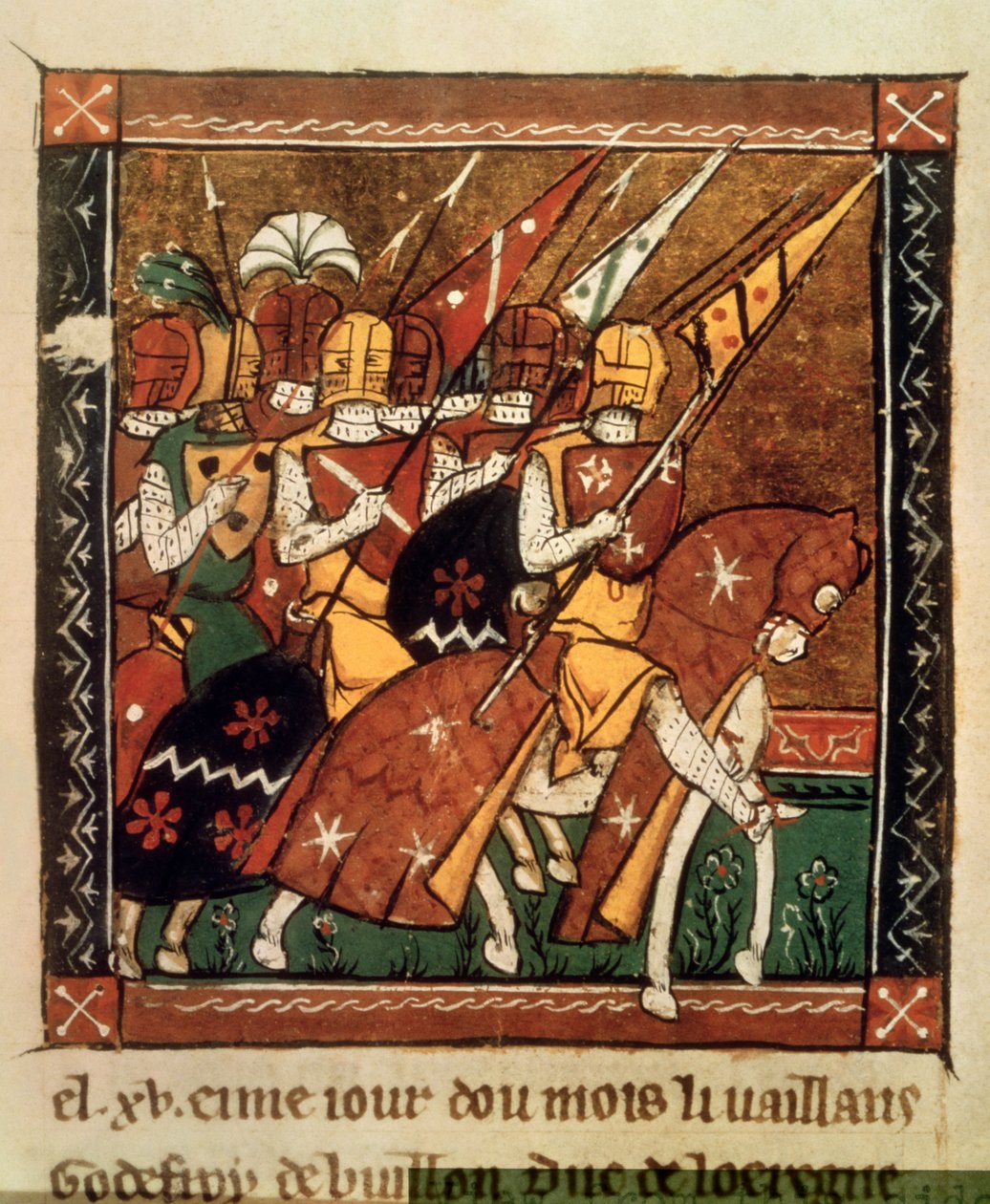 Fr 9084 f.20v: Abreise zum Ersten Kreuzzug von William of Tyre