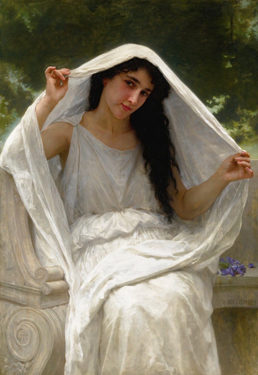 Der Schleier von William Adolphe Bouguereau