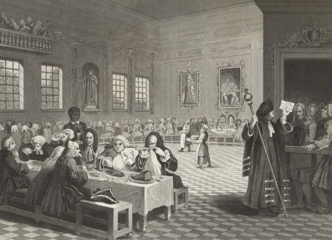 Goodchild in der Guildhall von William (after) Hogarth