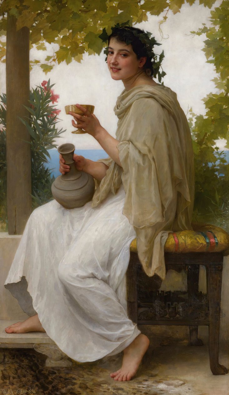 Bacchantin von William Adolphe Bouguereau