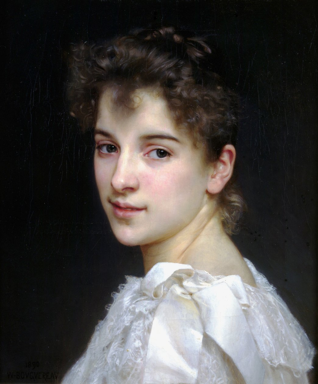 Gabrielle Cot von William Adolphe Bouguereau