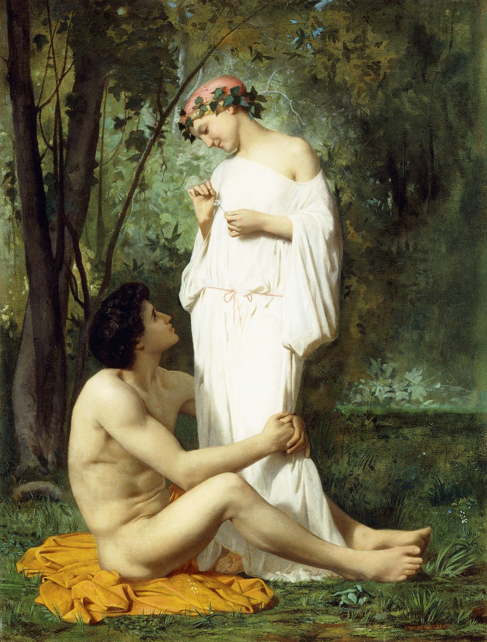 Idylle von William Adolphe Bouguereau