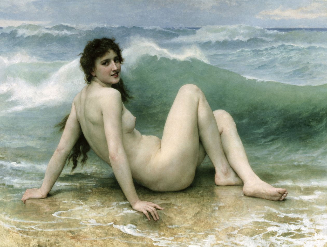 Die Welle, 1896 von William Adolphe Bouguereau