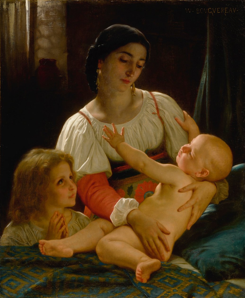 Das Erwachen (Reduktion) von William Adolphe Bouguereau