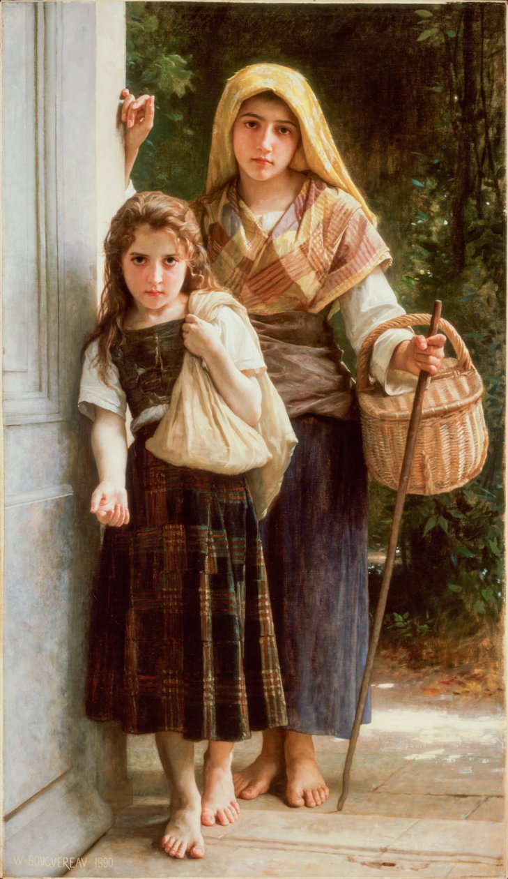Die kleinen Bettler von William Adolphe Bouguereau