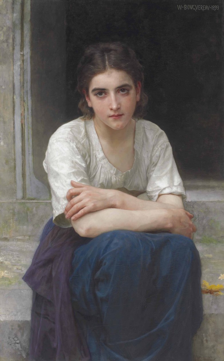 Rêverie sur le Seuil von William Adolphe Bouguereau