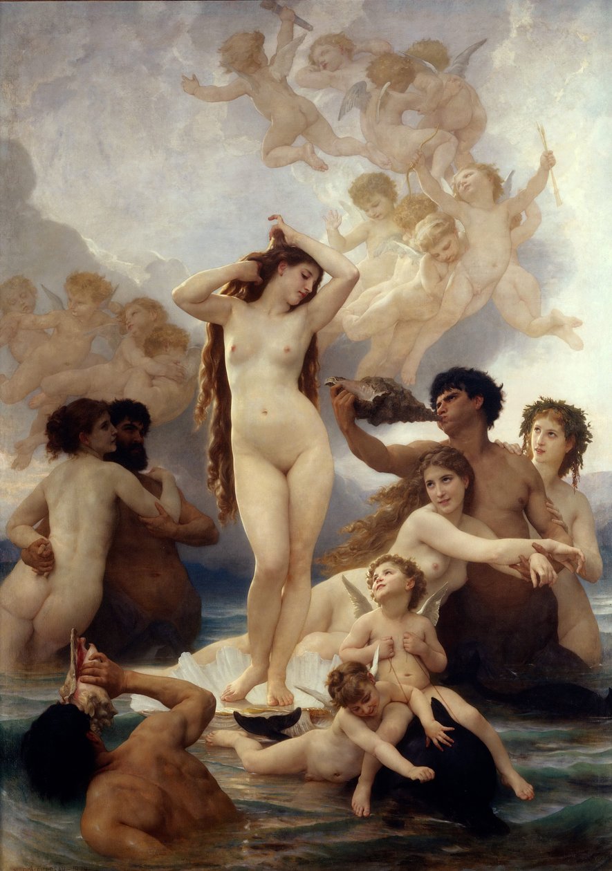 Die Geburt der Venus von William Adolphe Bouguereau