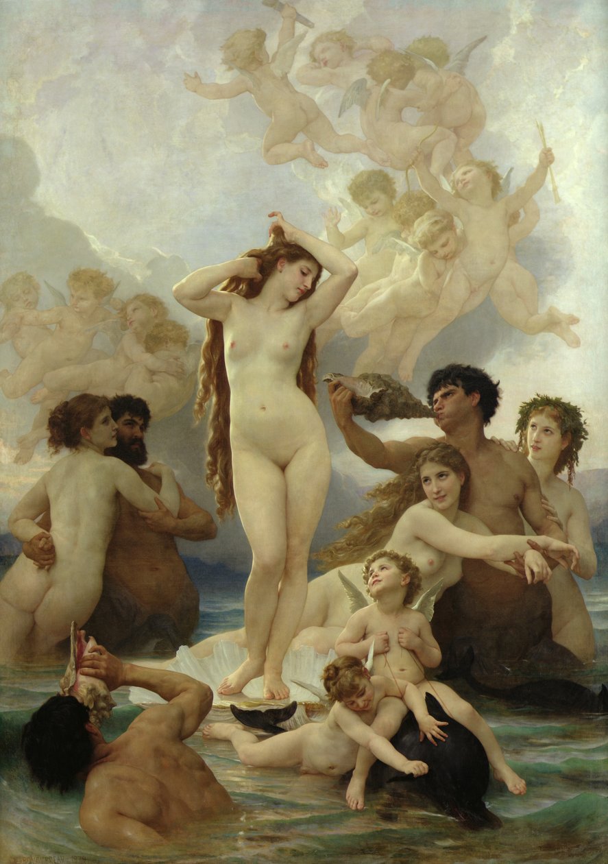 Die Geburt der Venus von William Adolphe Bouguereau