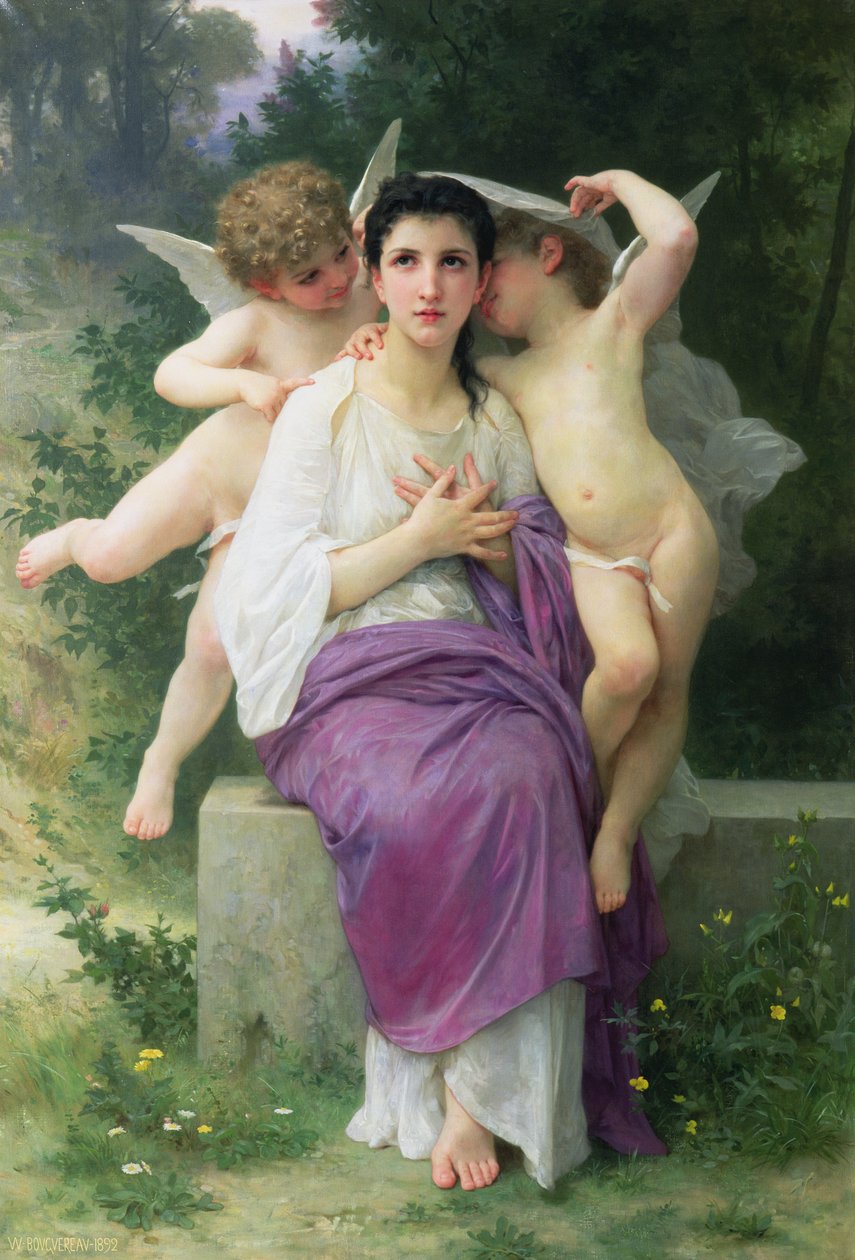Das Erwachen des Herzens, 1892 von William Adolphe Bouguereau