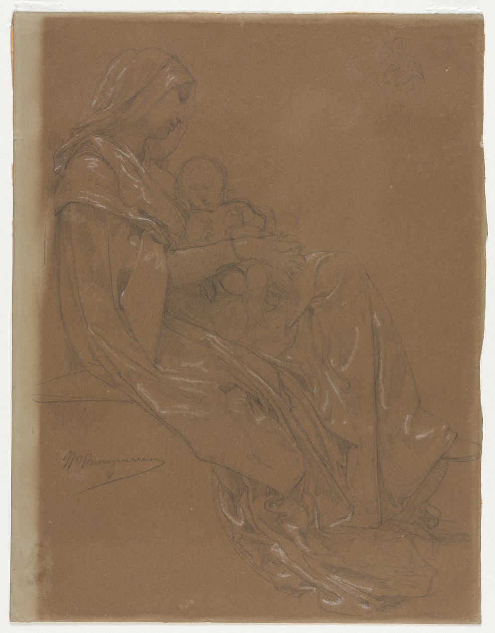Die Jungfrau und das Kind von William Adolphe Bouguereau