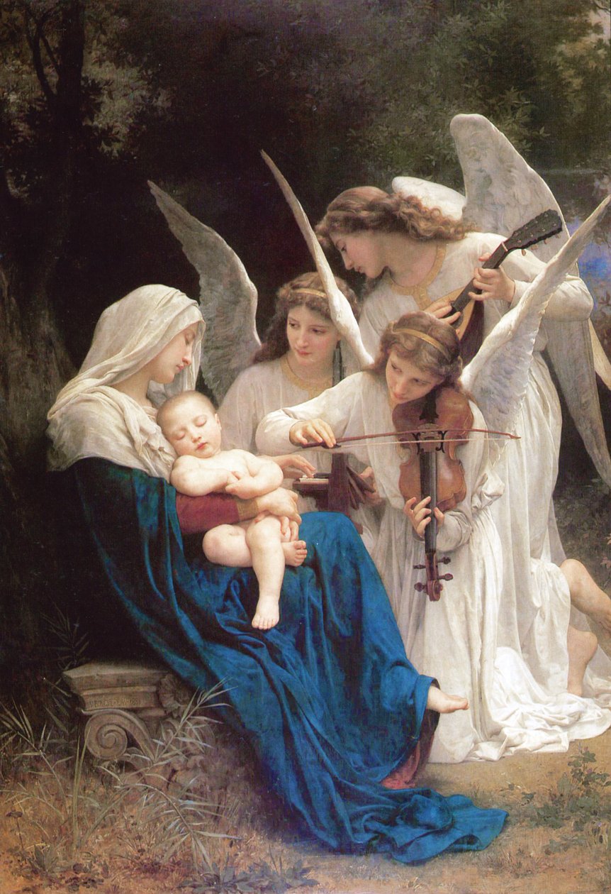 Die Jungfrau der Engel von William Adolphe Bouguereau