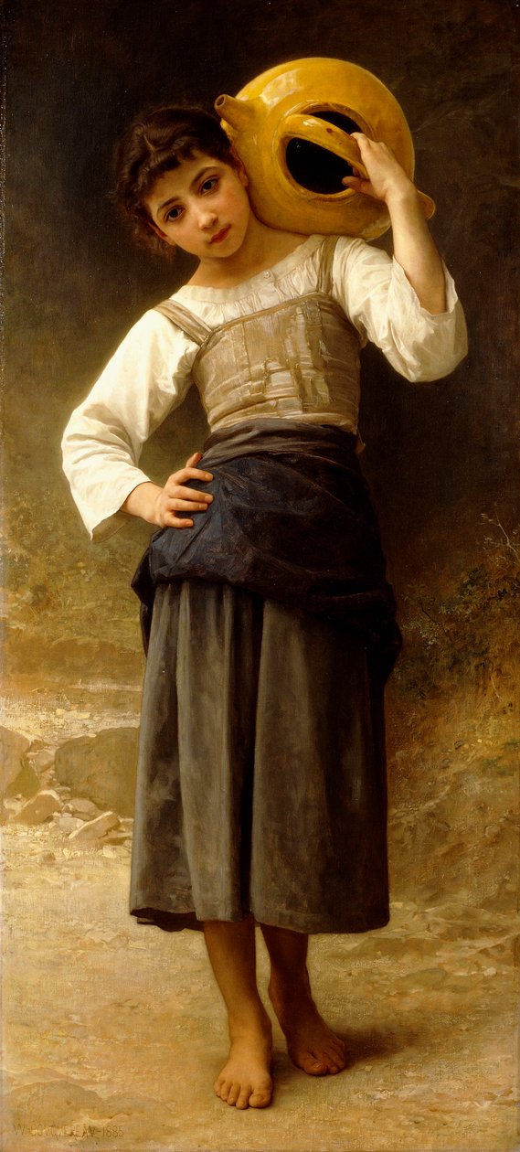 Das Wasserträger-Mädchen von William Adolphe Bouguereau