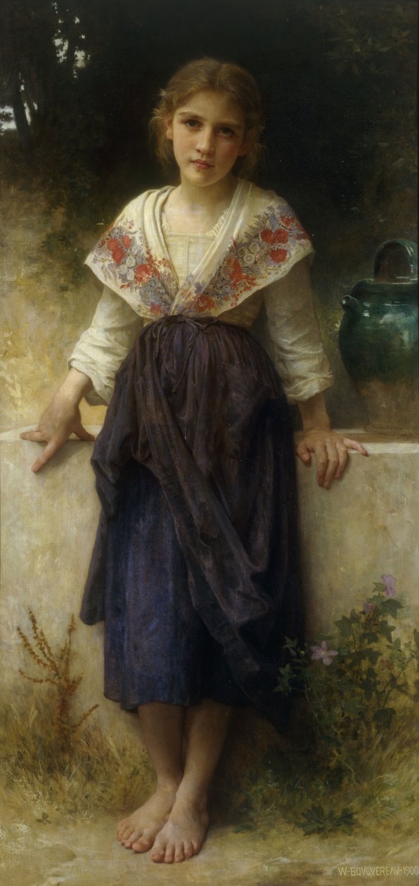 Ein Moment der Ruhe, 1900 von William Adolphe Bouguereau