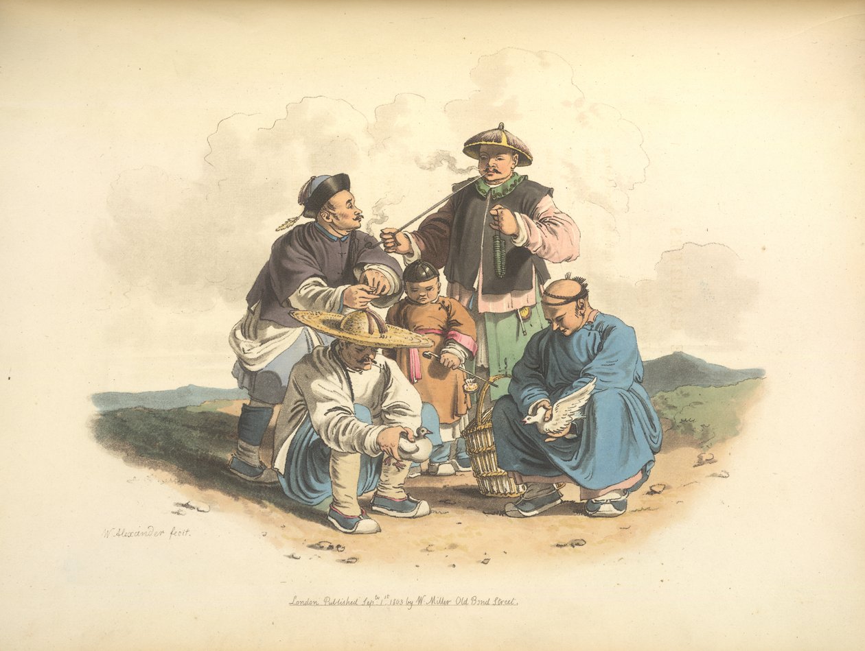 Chinesische Spieler von William Alexander