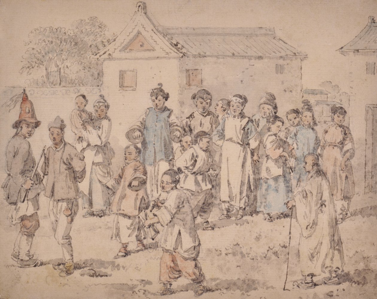 Gruppe von Chinesen von William Alexander
