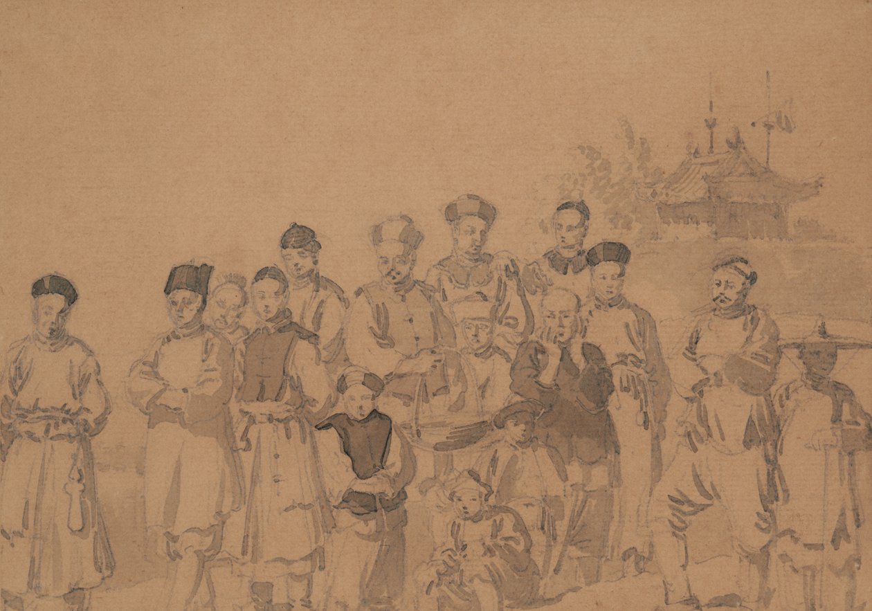 Gruppe von Chinesen von William Alexander