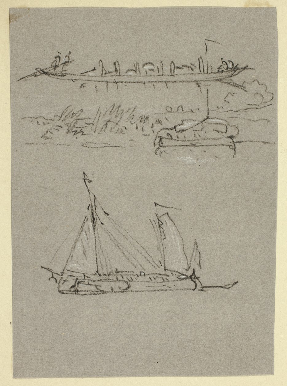 Flussszenen von William Alfred Delamotte