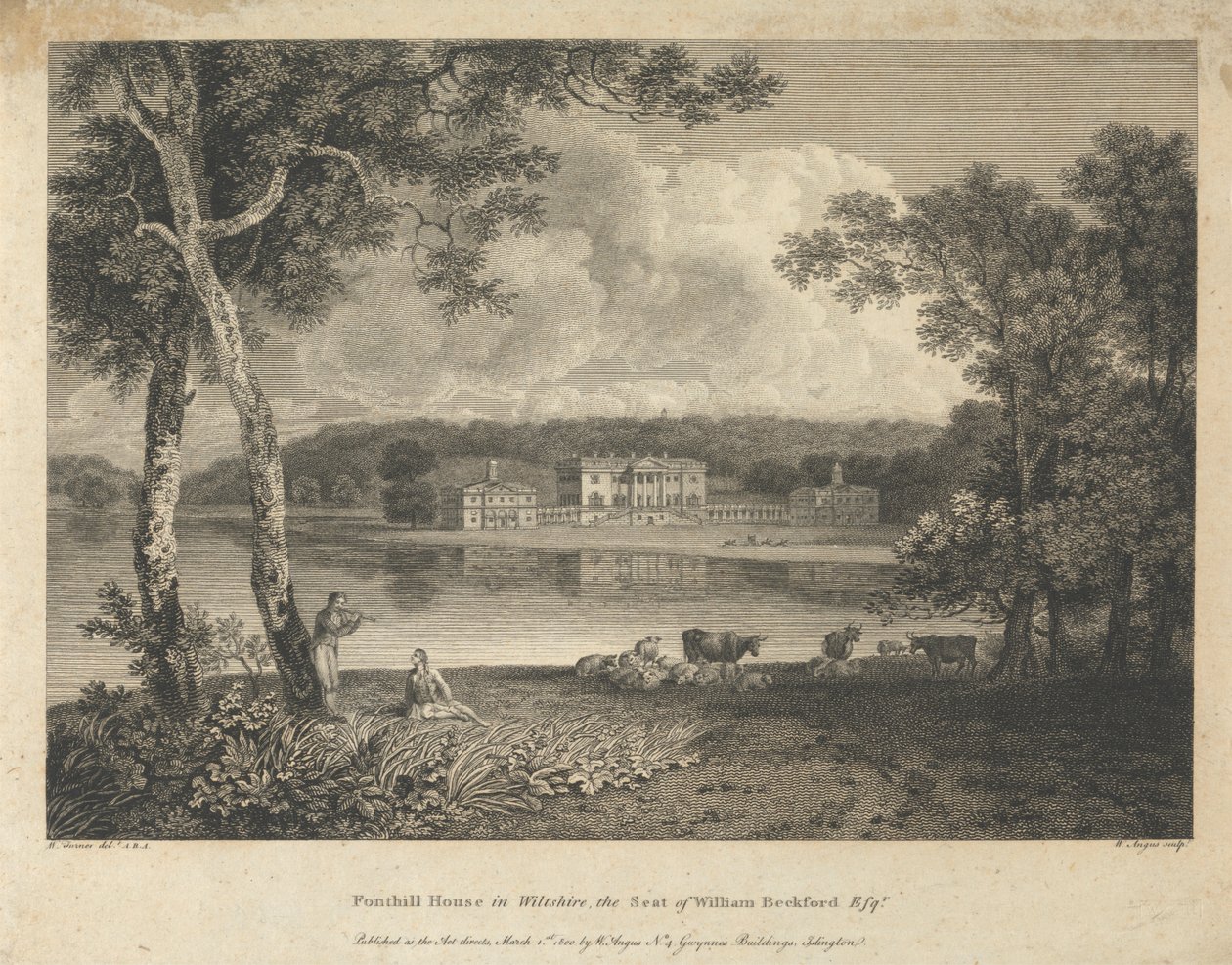 Fonthill House, Wiltshire von William Angus