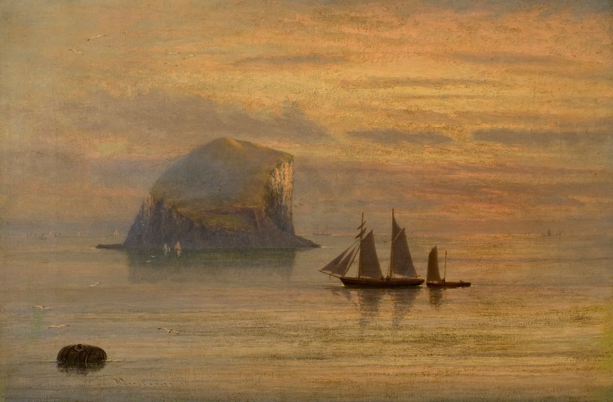 Ohne Titel [The Bass Rock] von William Barclay