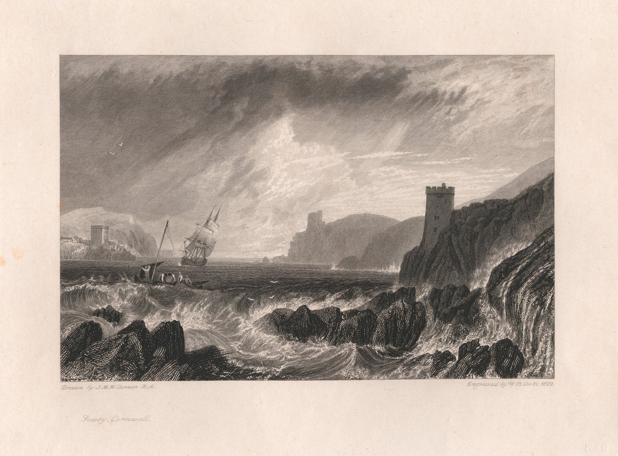 Fowey, Cornwall von William Bernard Cooke