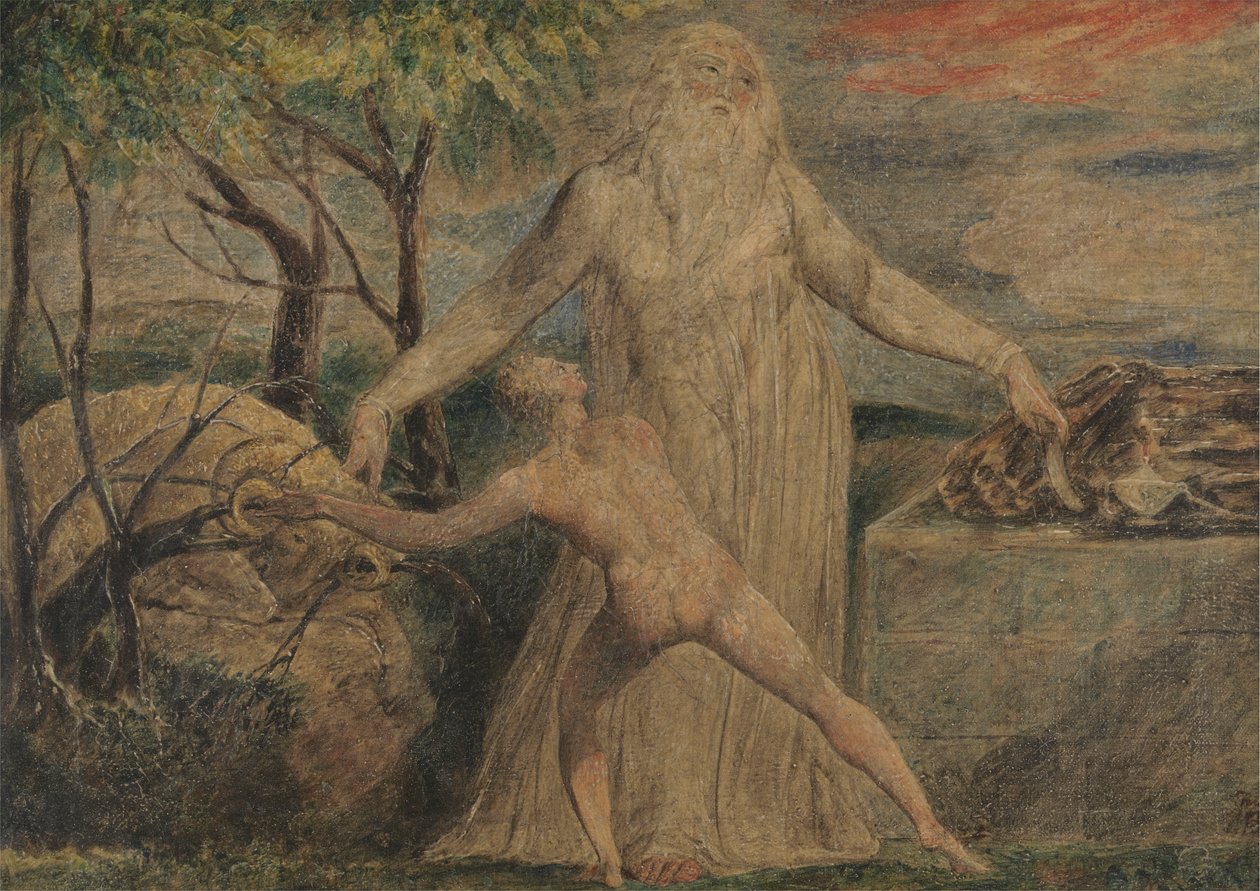 Abraham und Isaak von William Blake