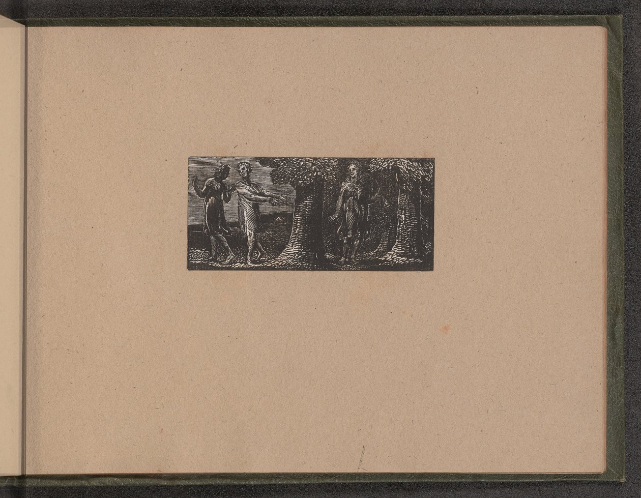 Colinet wird von zwei Jungen verspottet von William Blake
