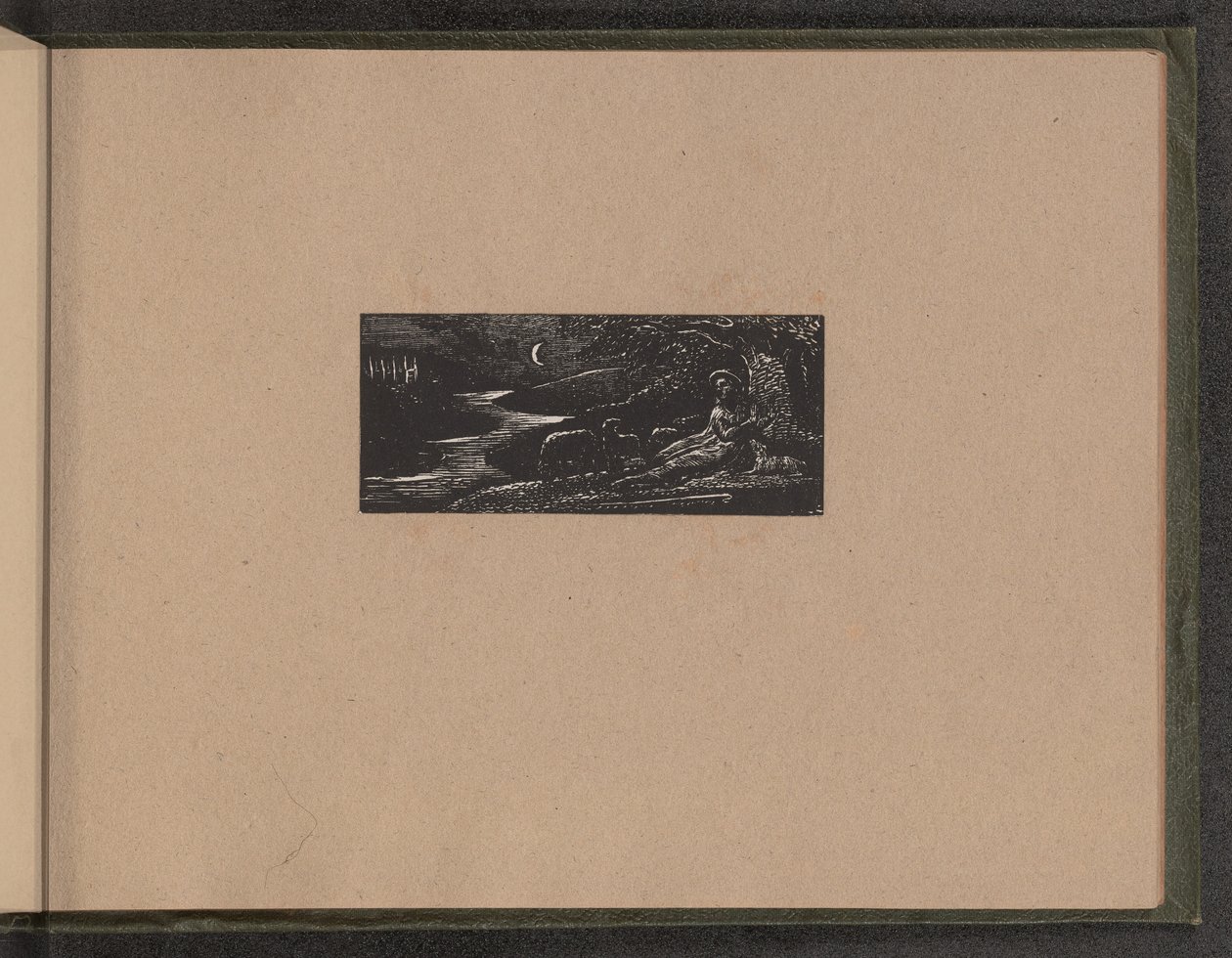 Colinet ruht bei Nacht von William Blake