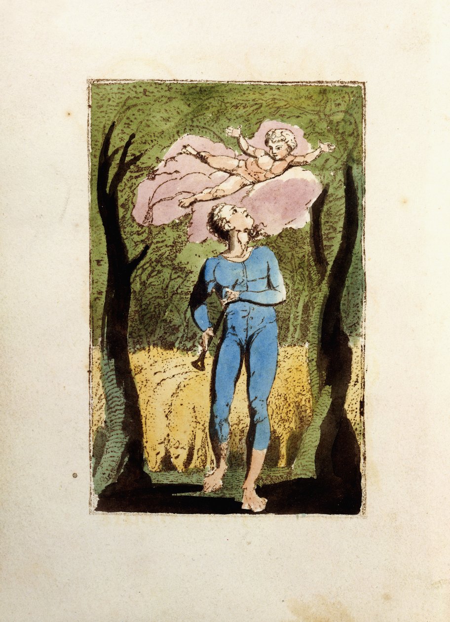 Frontispiz, aus "Songs of Innocence" von William Blake