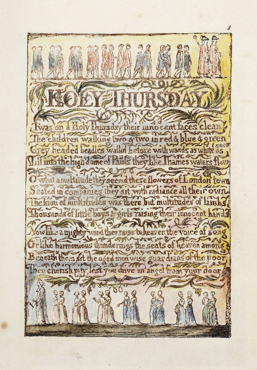 Gründonnerstag von William Blake