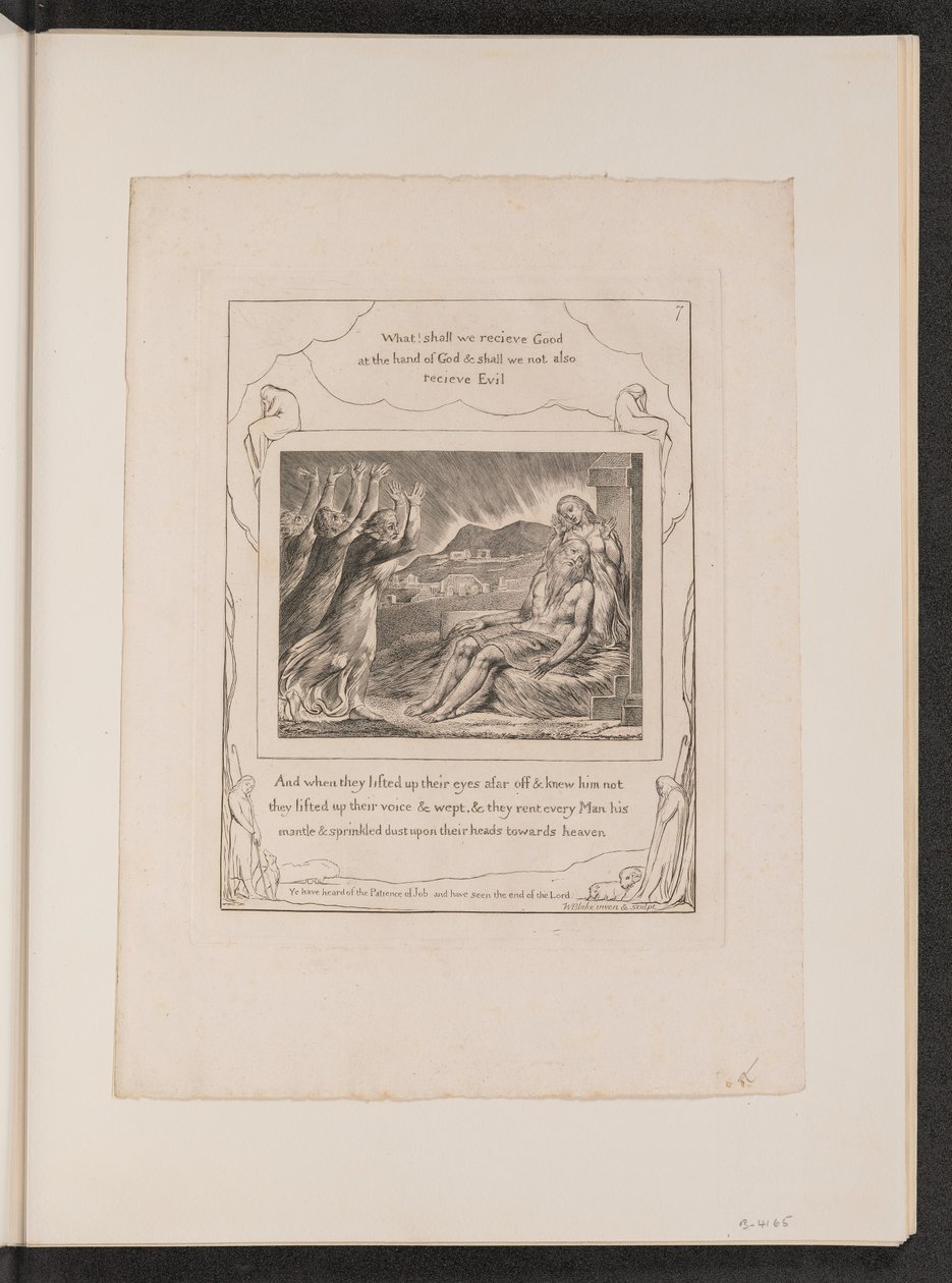 Hiobs Tröster von William Blake