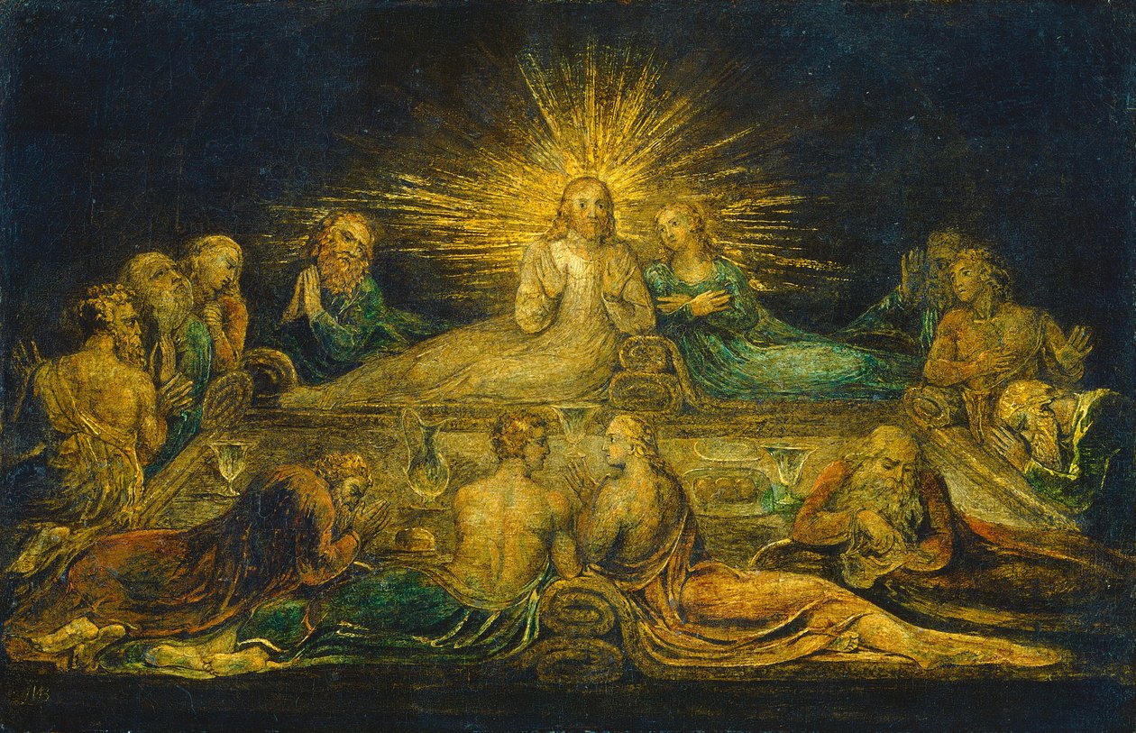 Das letzte Abendmahl von William Blake