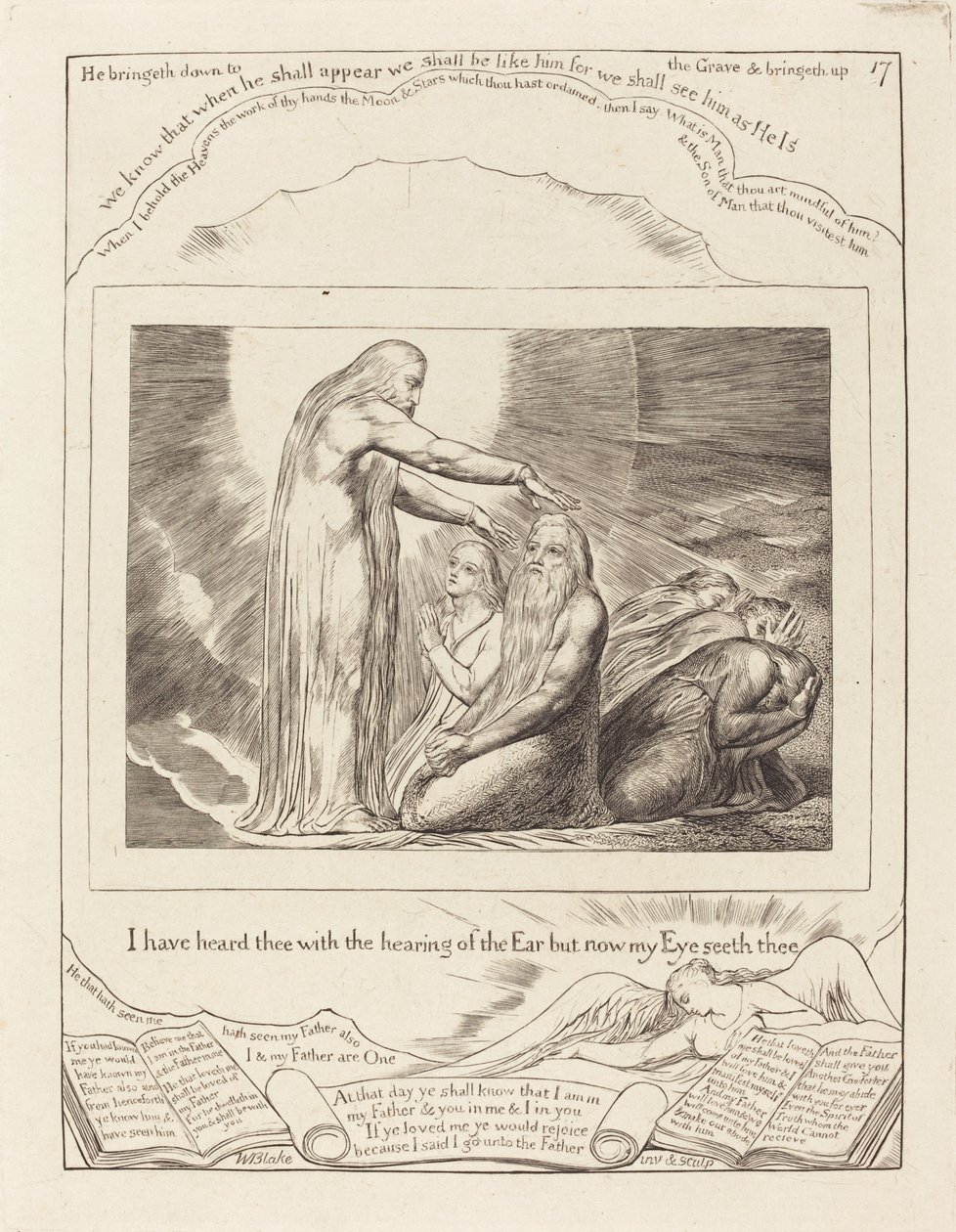 Die Vision von Gott von William Blake