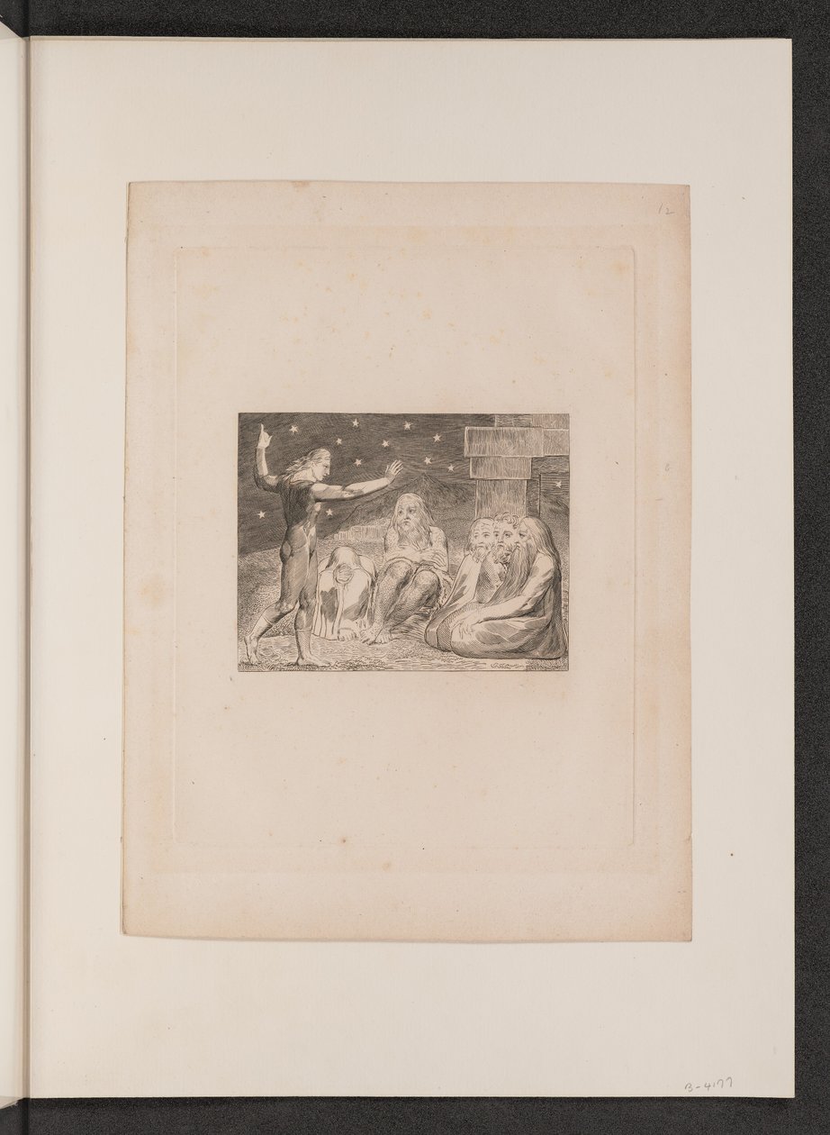 Der Zorn Elihus von William Blake
