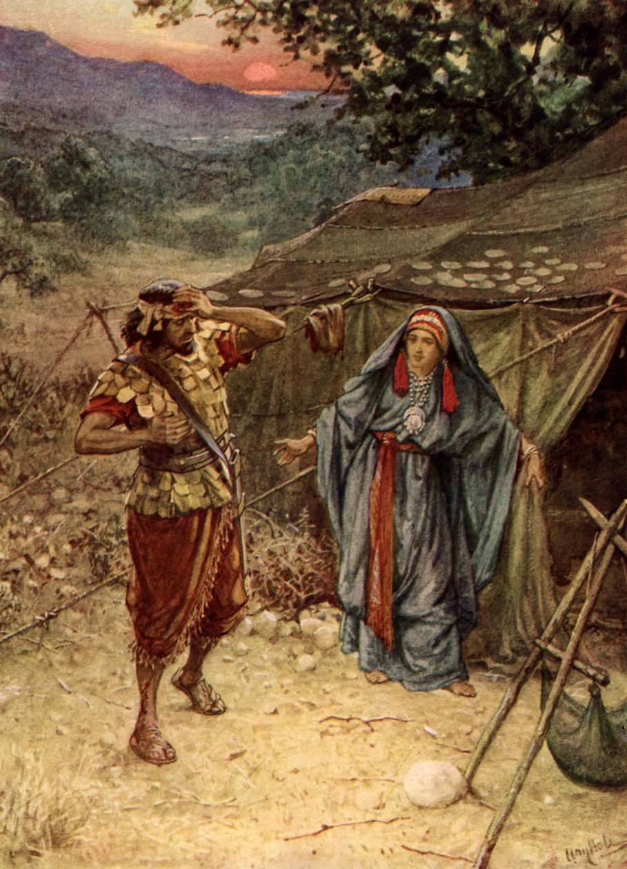 Jael und Sisera - Bibel von William Brassey Hole