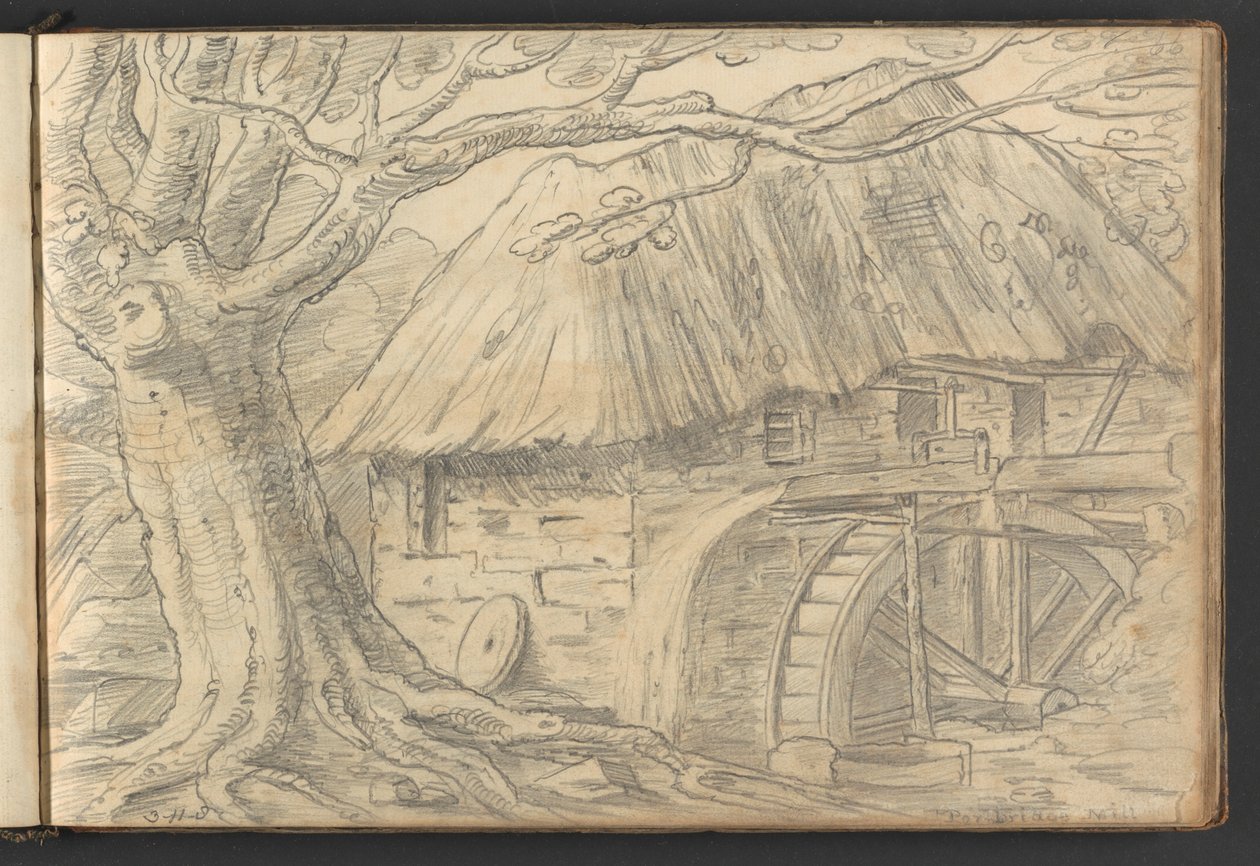 Porbridge Mühle von William Brockedon