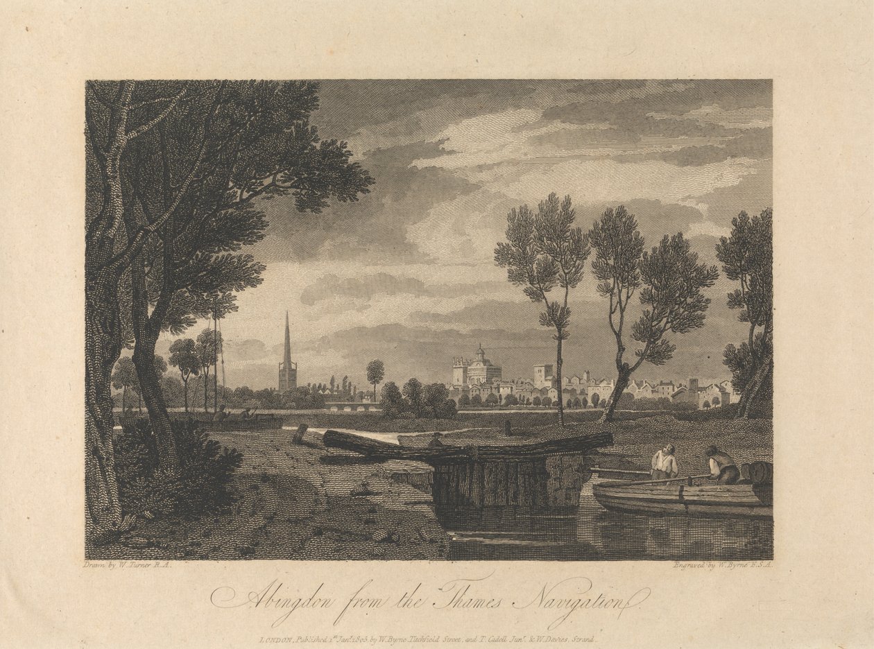 Abingdon von der Thames Navigation von William Byrne