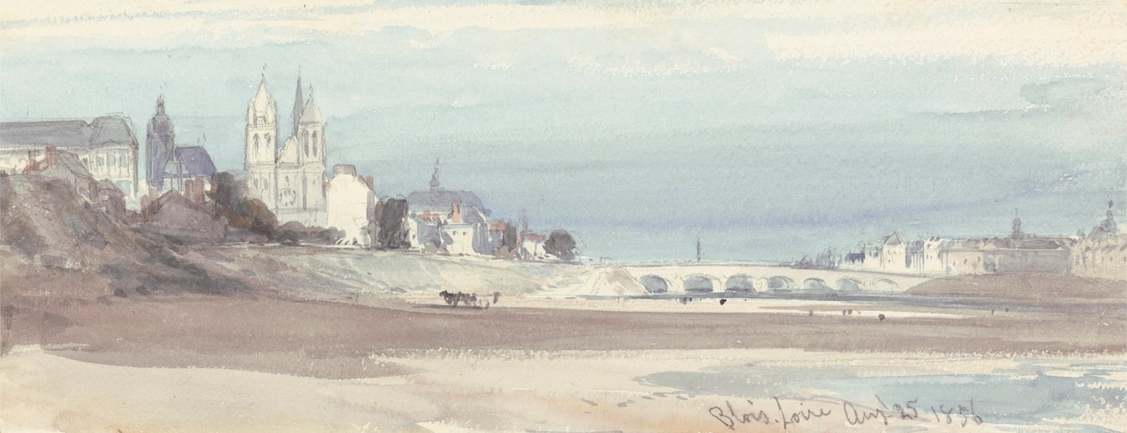 Blois an der Loire von William Callow