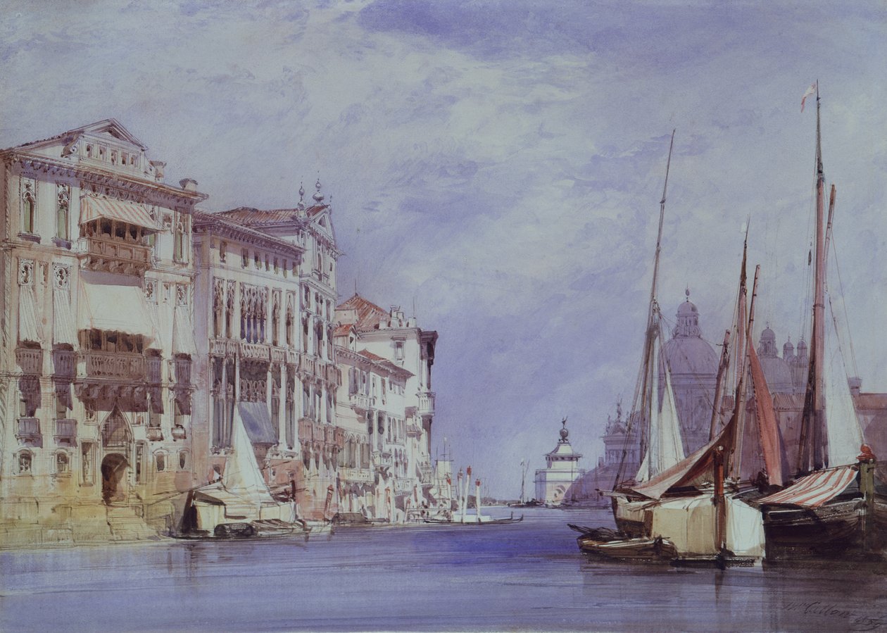 Der Große Kanal, Venedig von William Callow