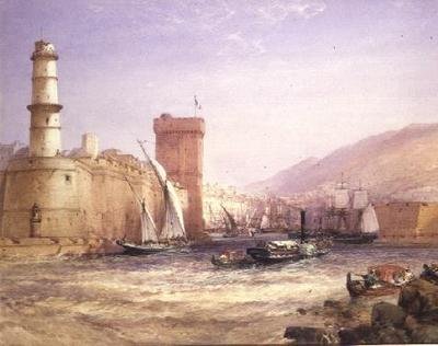 Der Hafen, Marseille von William Callow