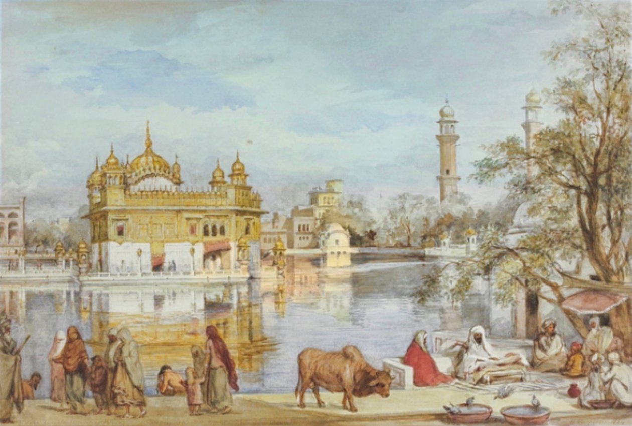 1854 Goldenes Tempelgemälde von William Carpenter von William Carpenter
